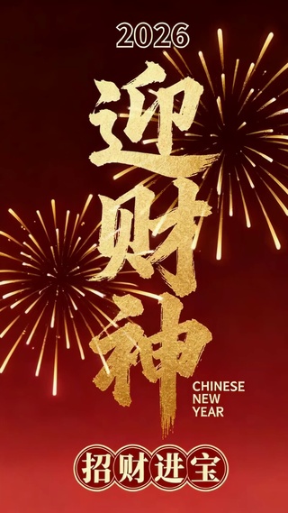 2026新年迎财神