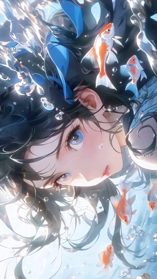 水中少女