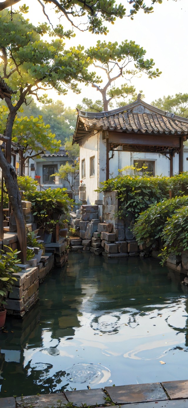 4K国风苏州园林