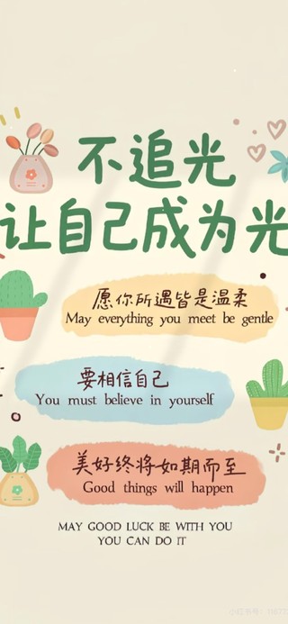 让自己成为光