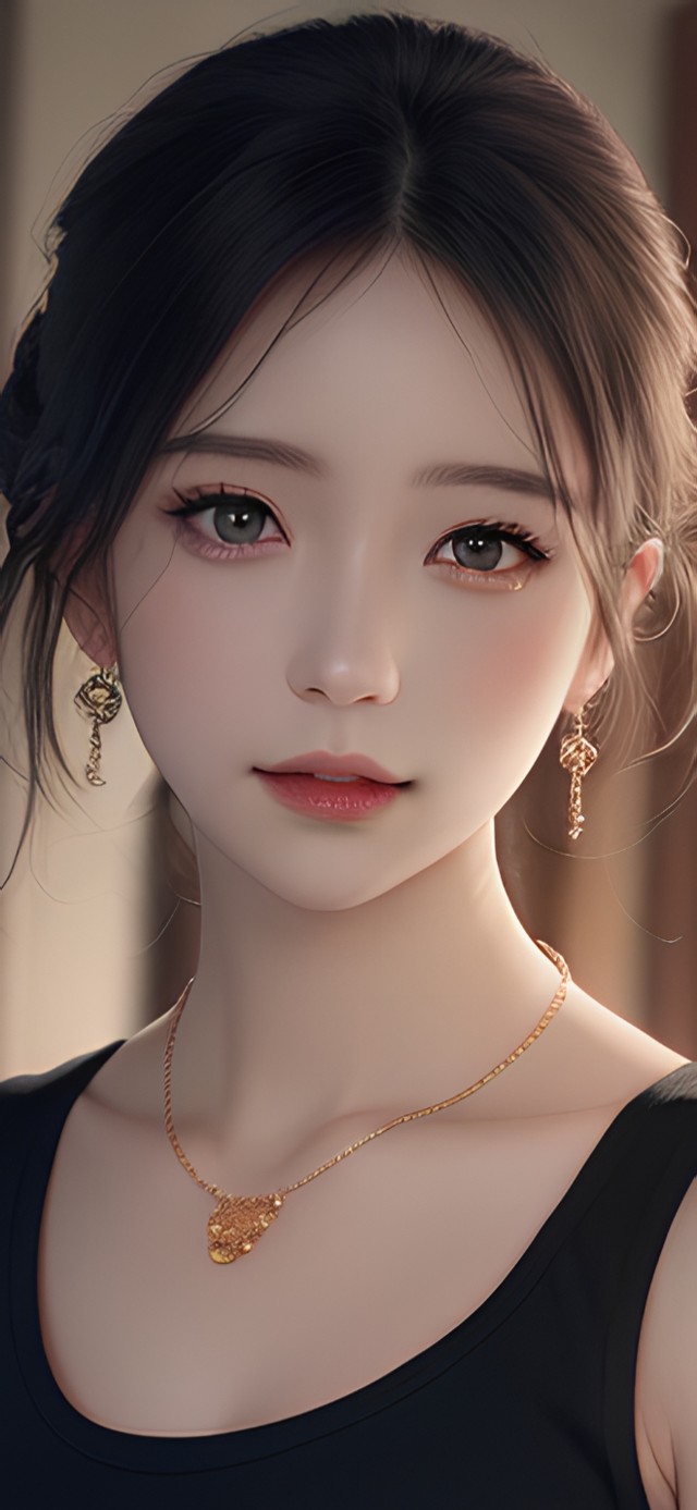 4K文艺可爱美女