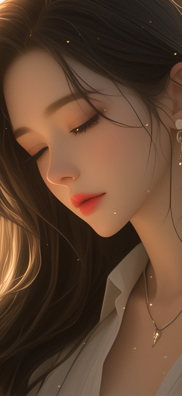 4K夏日休闲慵懒美女 午后19