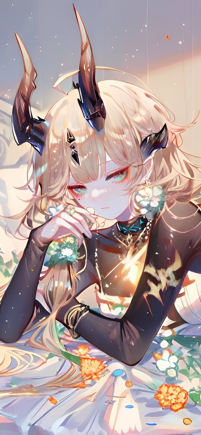 趴着的黑丝少女-焰影苇草