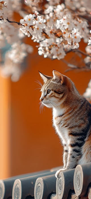 屋檐小猫