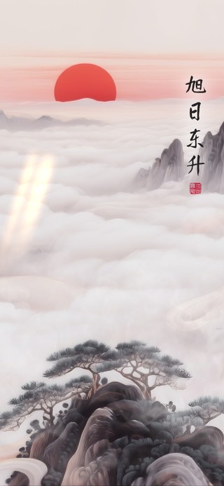 国风旭日东升