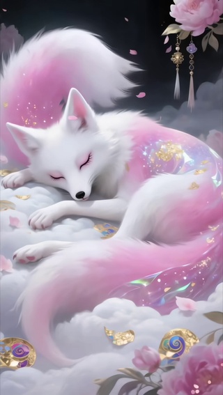 粉色狐狸