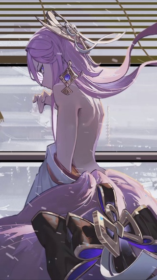 八重神子 雪中狐