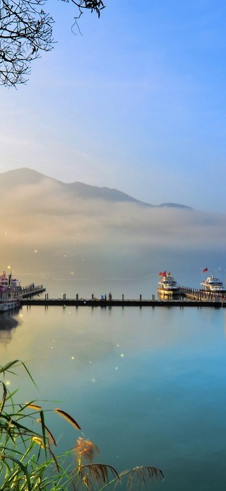 唯美清晨海岸风景