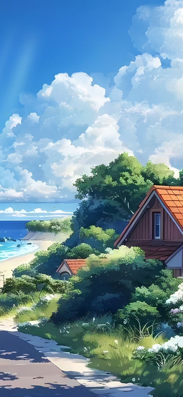 安静的海湾小镇