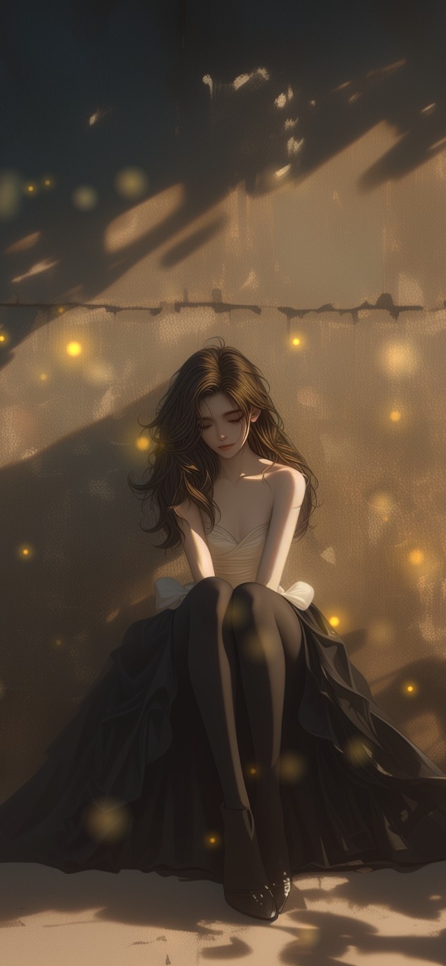 她的皮肤如凝脂般细腻