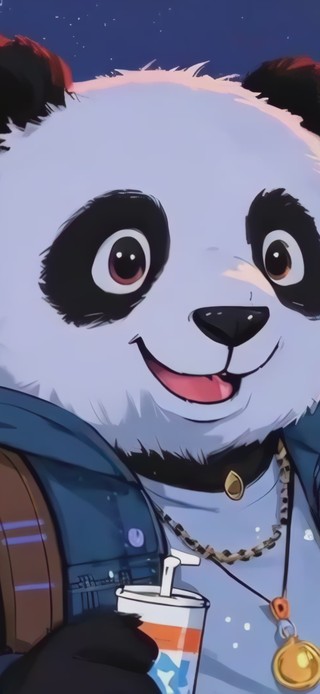 花漾壁纸|潮酷大熊猫