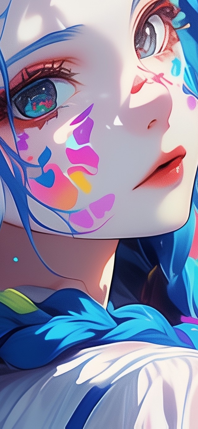 油画女孩(美女手机动态壁纸)