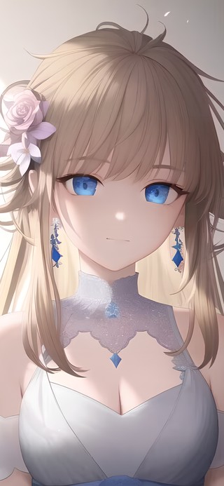 金发碧眼美少女