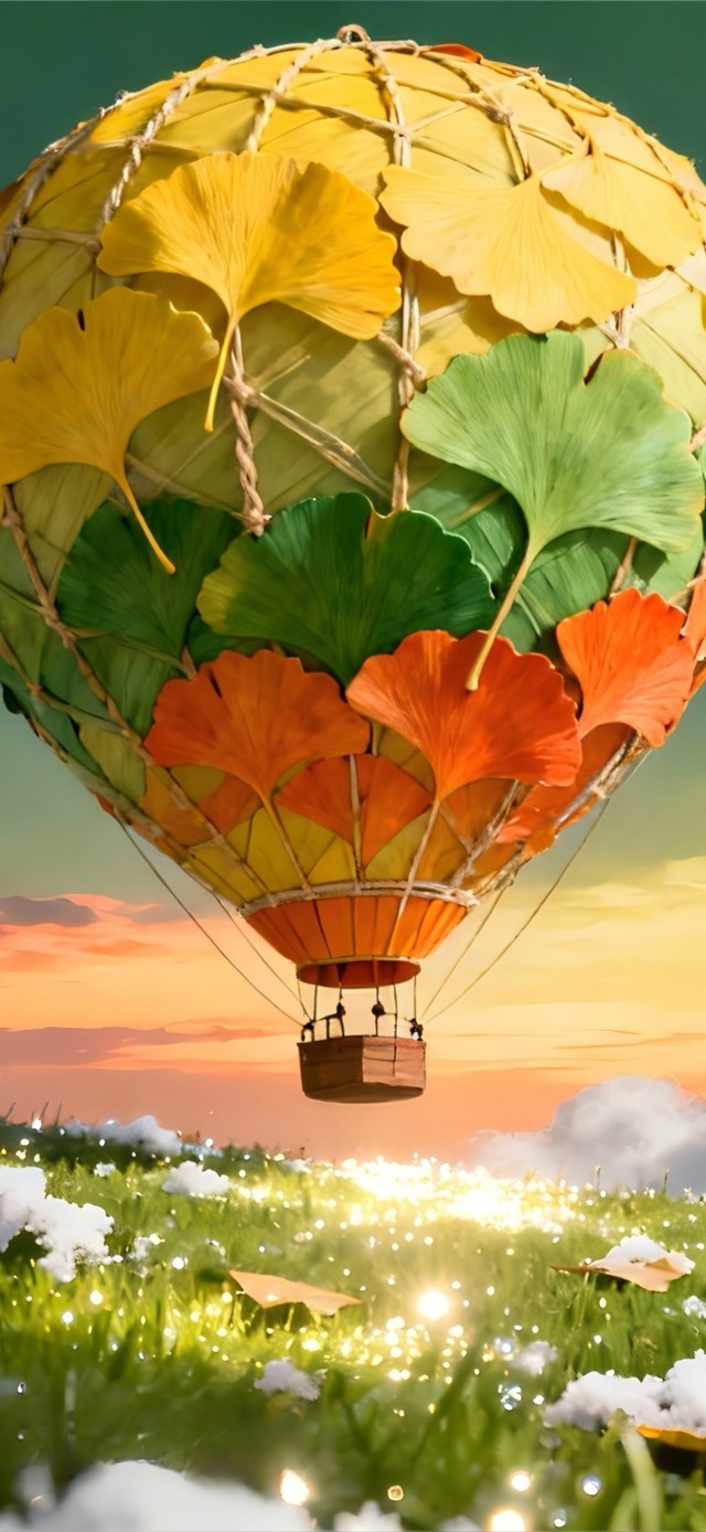 12月你好-幸运热气球