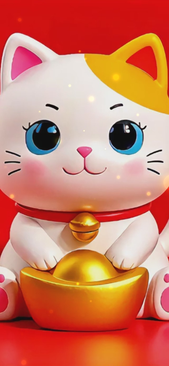 喜庆可爱招财猫