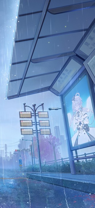 雨天车站