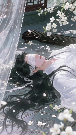 古风白衣美男