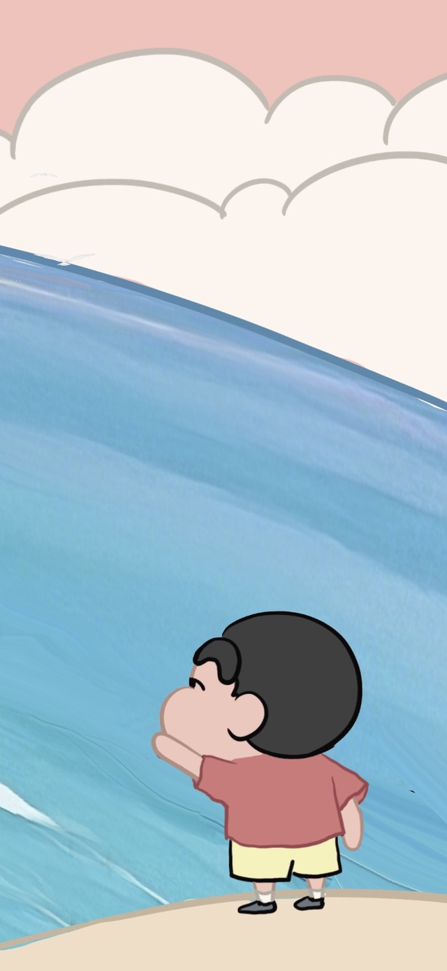 日出海边打水漂的小新