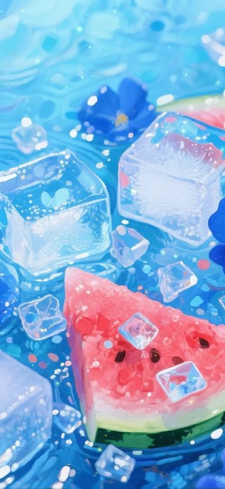 夏日冰爽西瓜