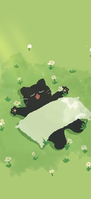 树下休息的猫