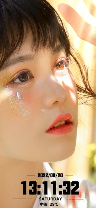 4K夏日清纯美女
