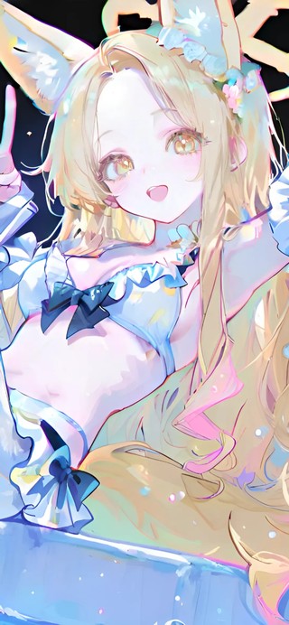 百合园圣娅-海边泳装萝莉