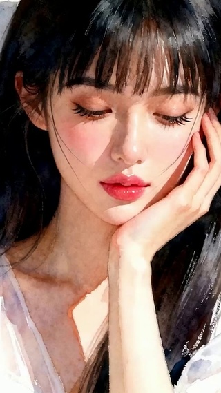 清纯长发女孩