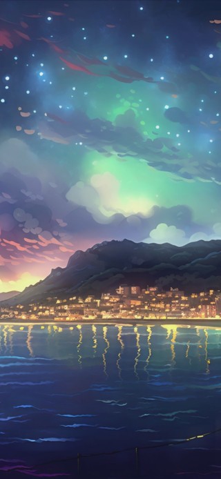 海湾夜色