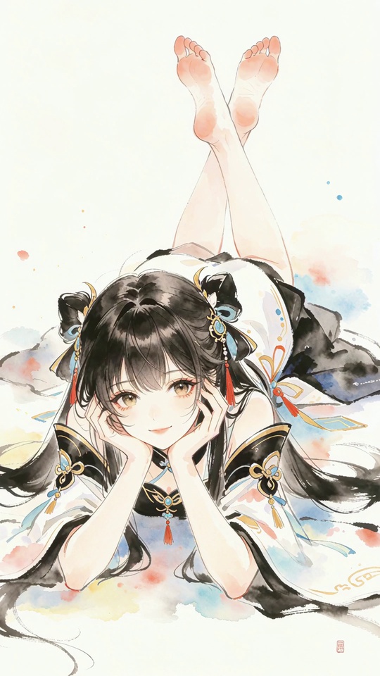 俏皮古风女孩
