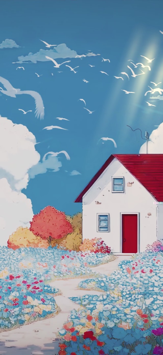 童话小屋AI插画