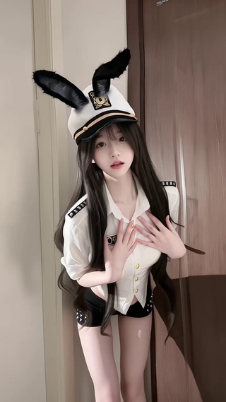 兔耳萌妹