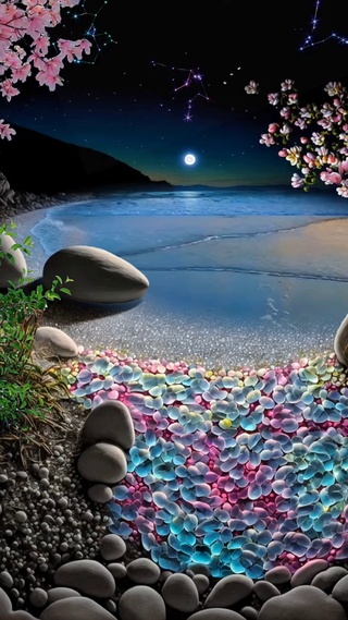 流星逐月