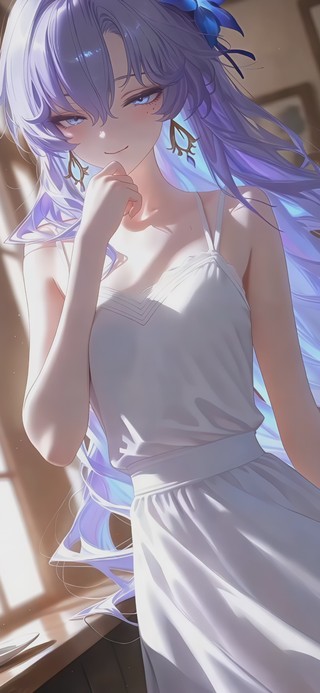 紫月白裳