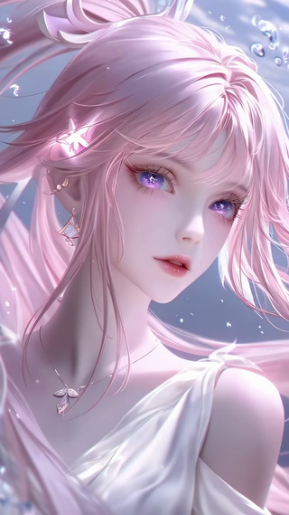 海底水中美女