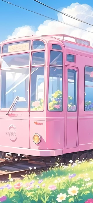 樱花火车