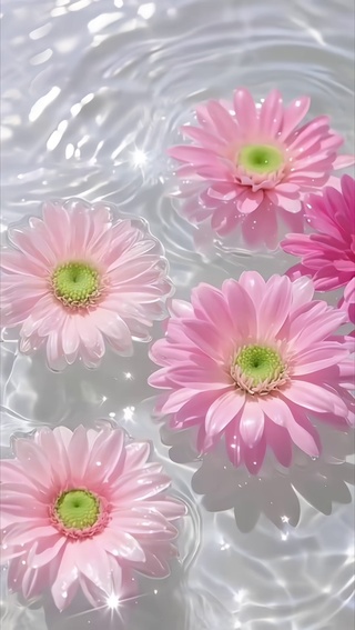 粉色小雏菊