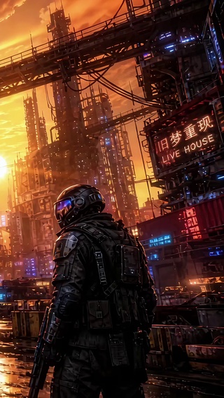 霓虹黄昏