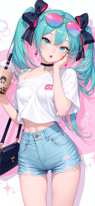唯美涂鸦少女