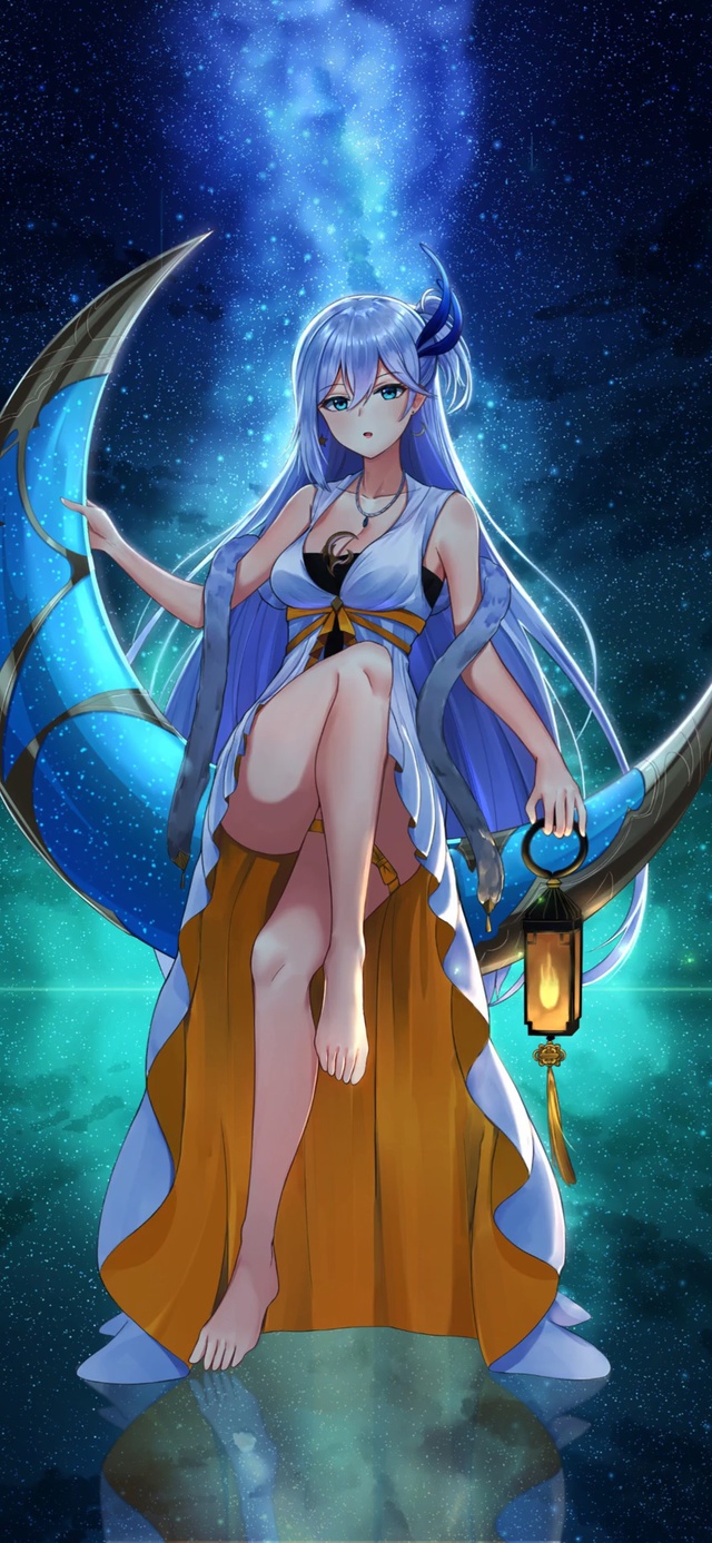 月亮唯美美少女