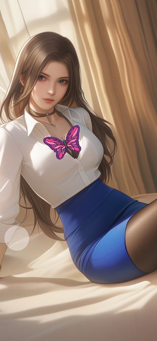 她的笑意像闹钟里偷出的钟摆
