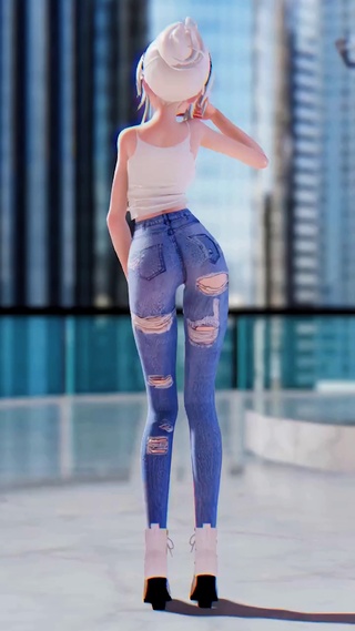 二次元美少女跳舞