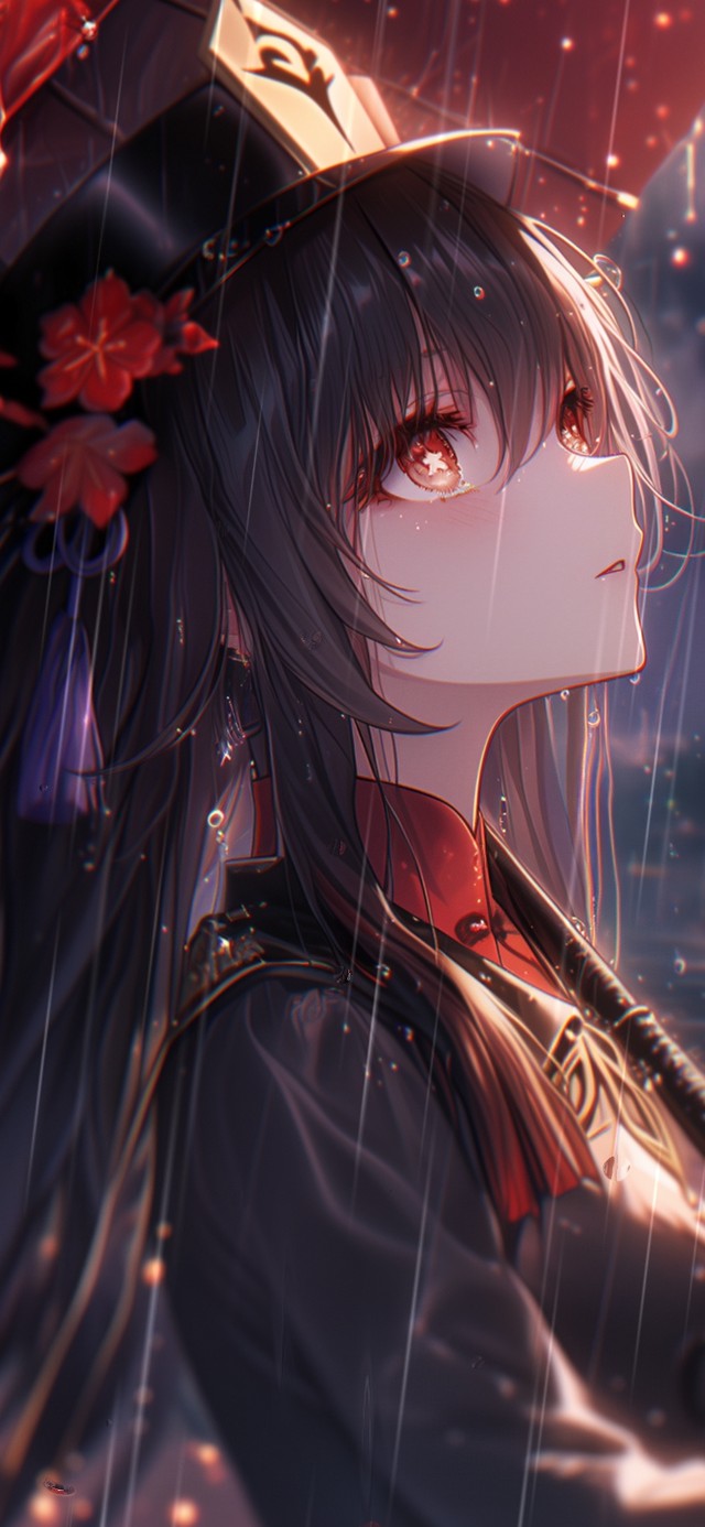 雪墨壁纸丨胡桃丨细雨绵绵丨