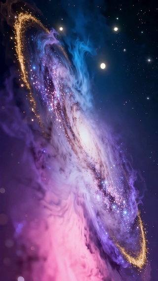 超震撼宇宙星空炫彩银河