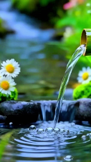 治愈小溪流水4K