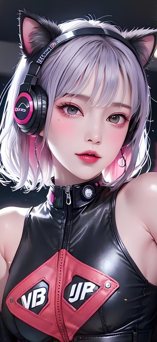 4k酷炫赛博少女