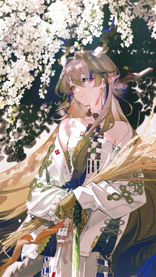 檐花穗影 黍