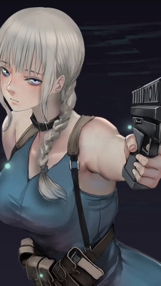 高冷帅气战斗女神