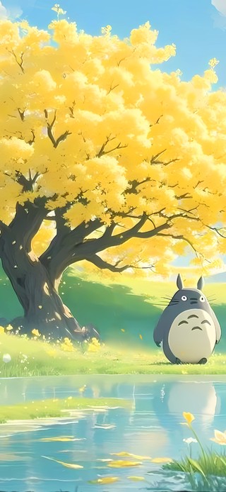 龙猫春游
