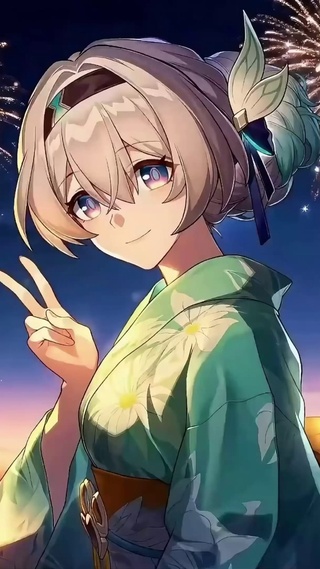 蛋某人烟花和服流萤