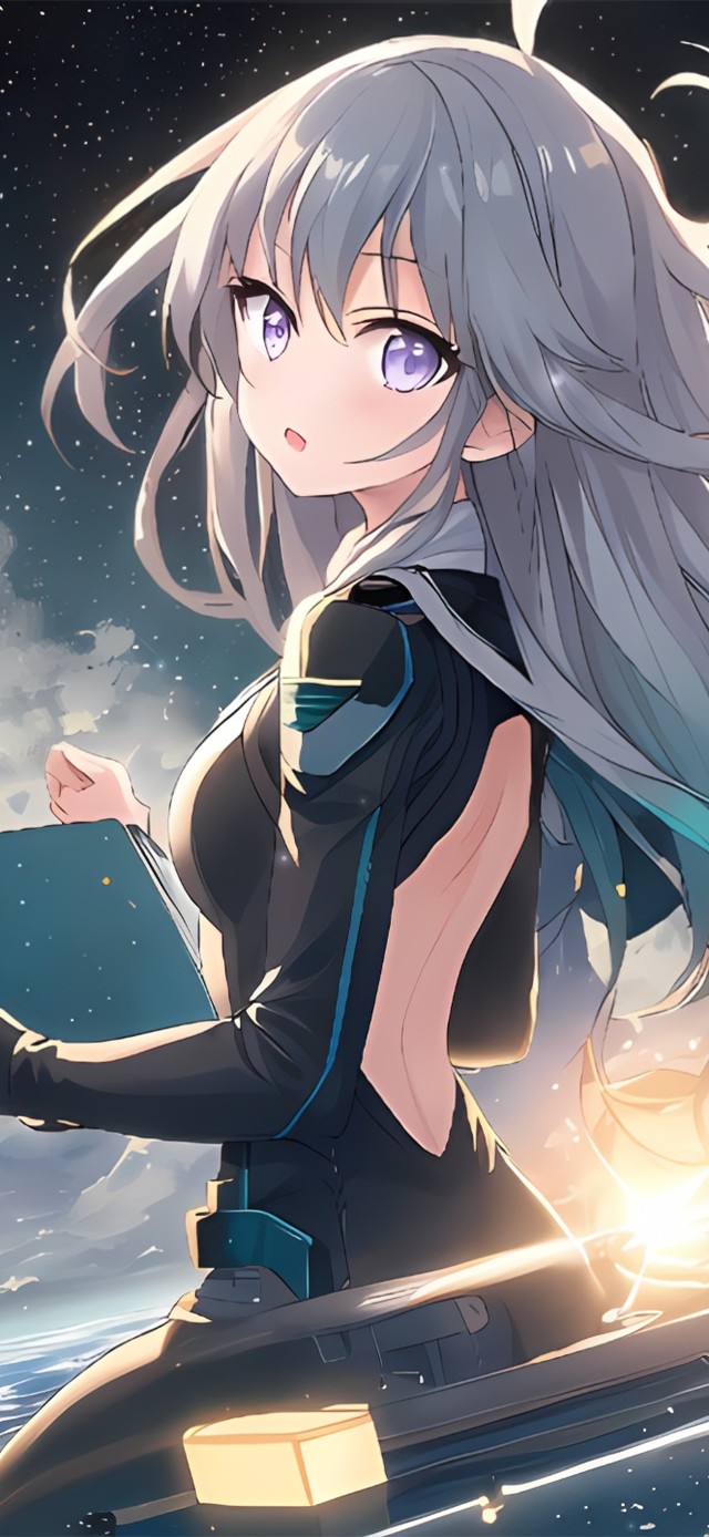 银河大眼美女